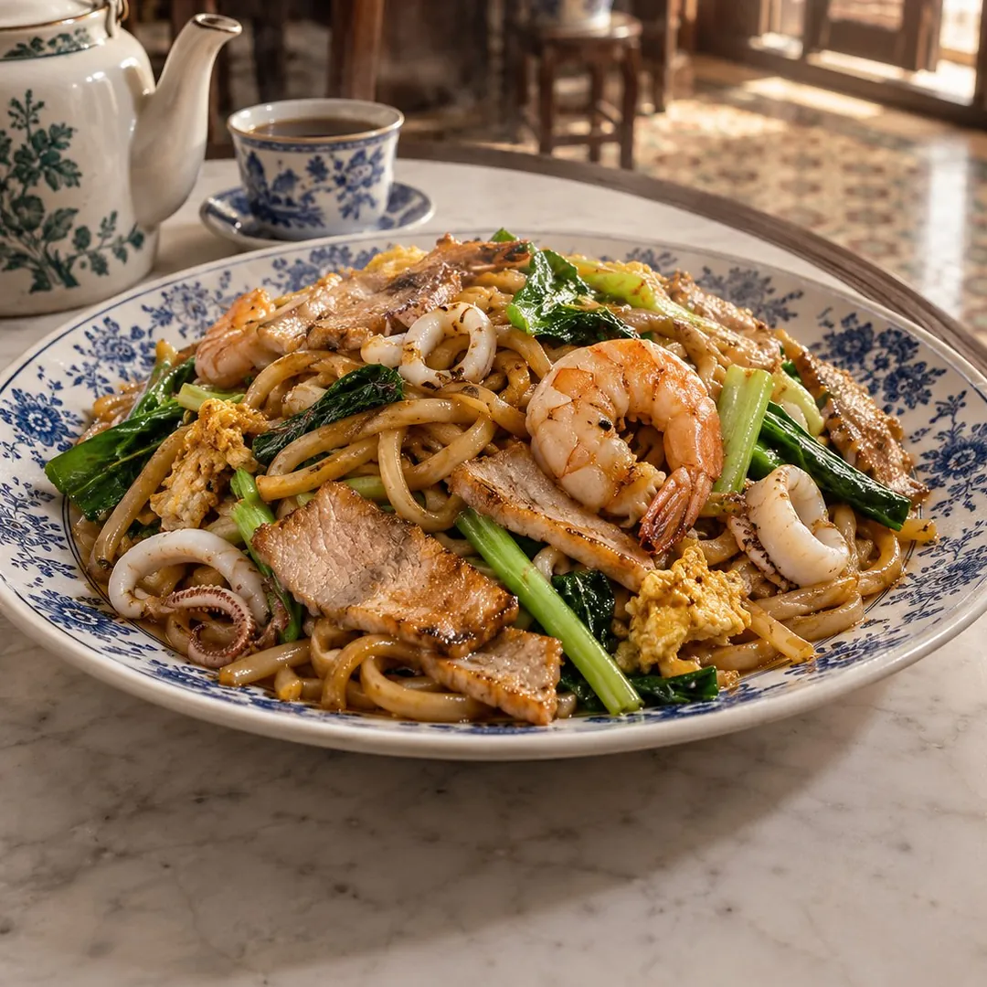 หมี่ฮกเกี้ยนผัดภูเก็ต อาหารภูเก็ต