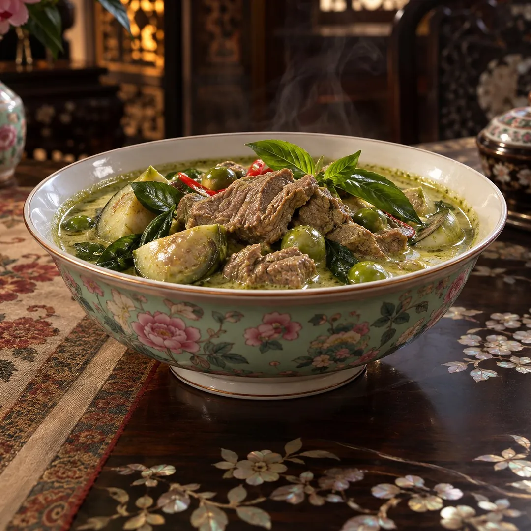 แกงเขียวหวานเนื้อ อาหารภูเก็ต