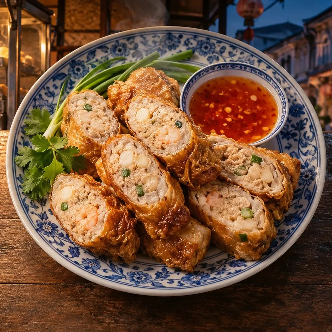 เกี้ยนกุ้งเผือก อาหารภูเก็ต
