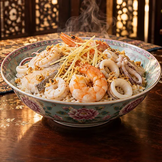 ข้าวต้มแห้งทะเลภูเก็ต
