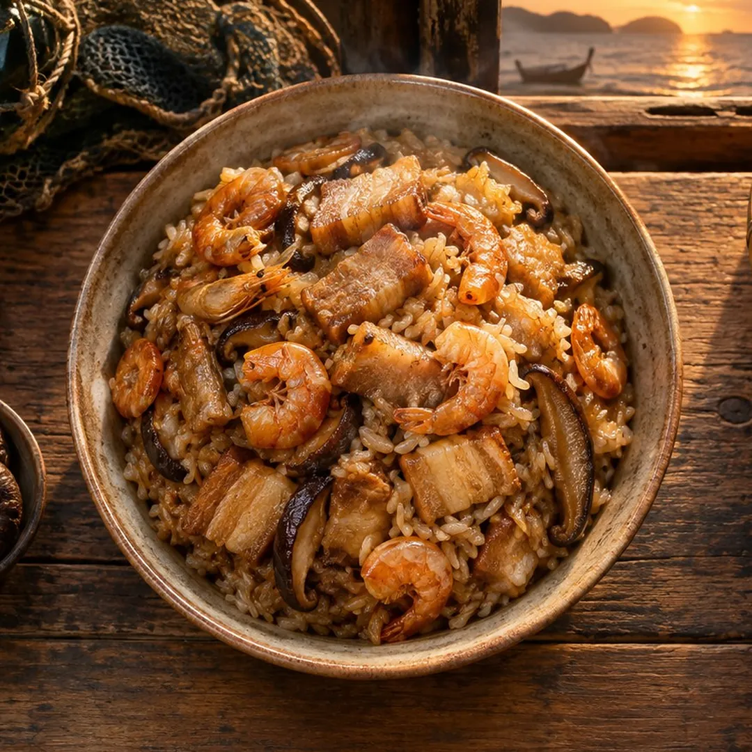 อิ่วปึ่งกุ้งแห้งเห็ดหอม อาหารภูเก็ต