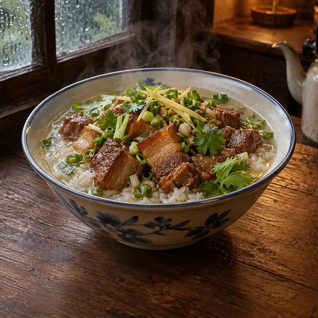 ข้าวต้มหมูบะเต็ง อาหารภูเก็ต