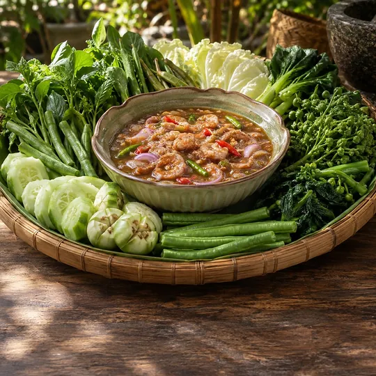 น้ำชุบมะขามกุ้งเสียบ