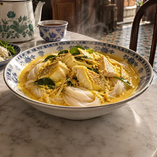ขนมจีนแกงปลาภูเก็ต