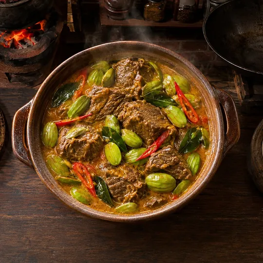 แกงเนื้อสะตอ