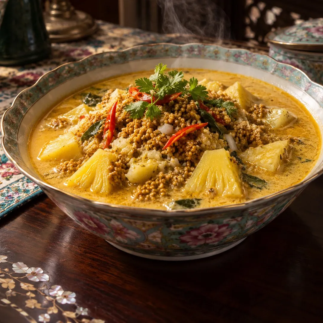 แกงไข่แมงดาสับปะรด อาหารภูเก็ต