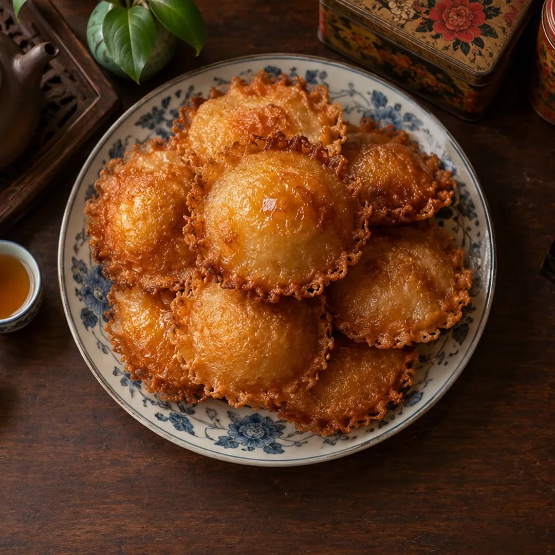 ขนมดอกบัว / ขนมฝักบัว อาหารภูเก็ต