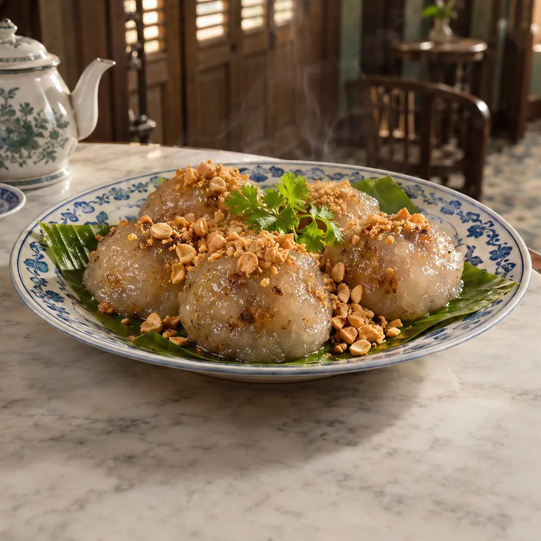สาคูไส้หมู อาหารภูเก็ต