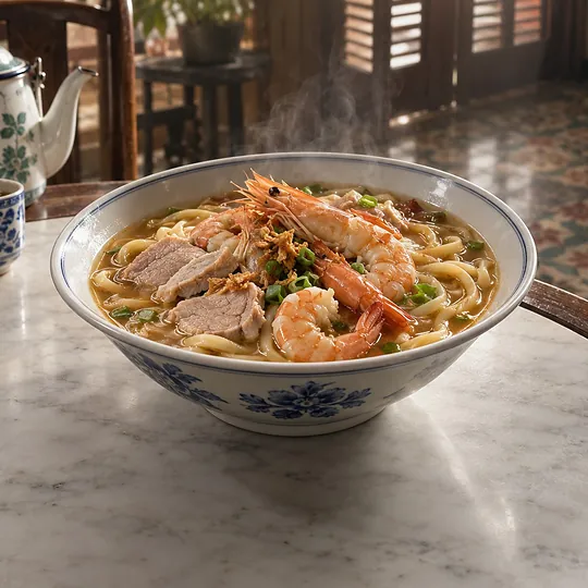 หมี่ฮกเกี้ยนน้ำ / หมี่เช้กภูเก็ต