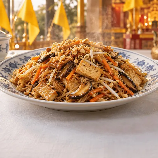 ผัดหมี่ซอสมะขามเจ