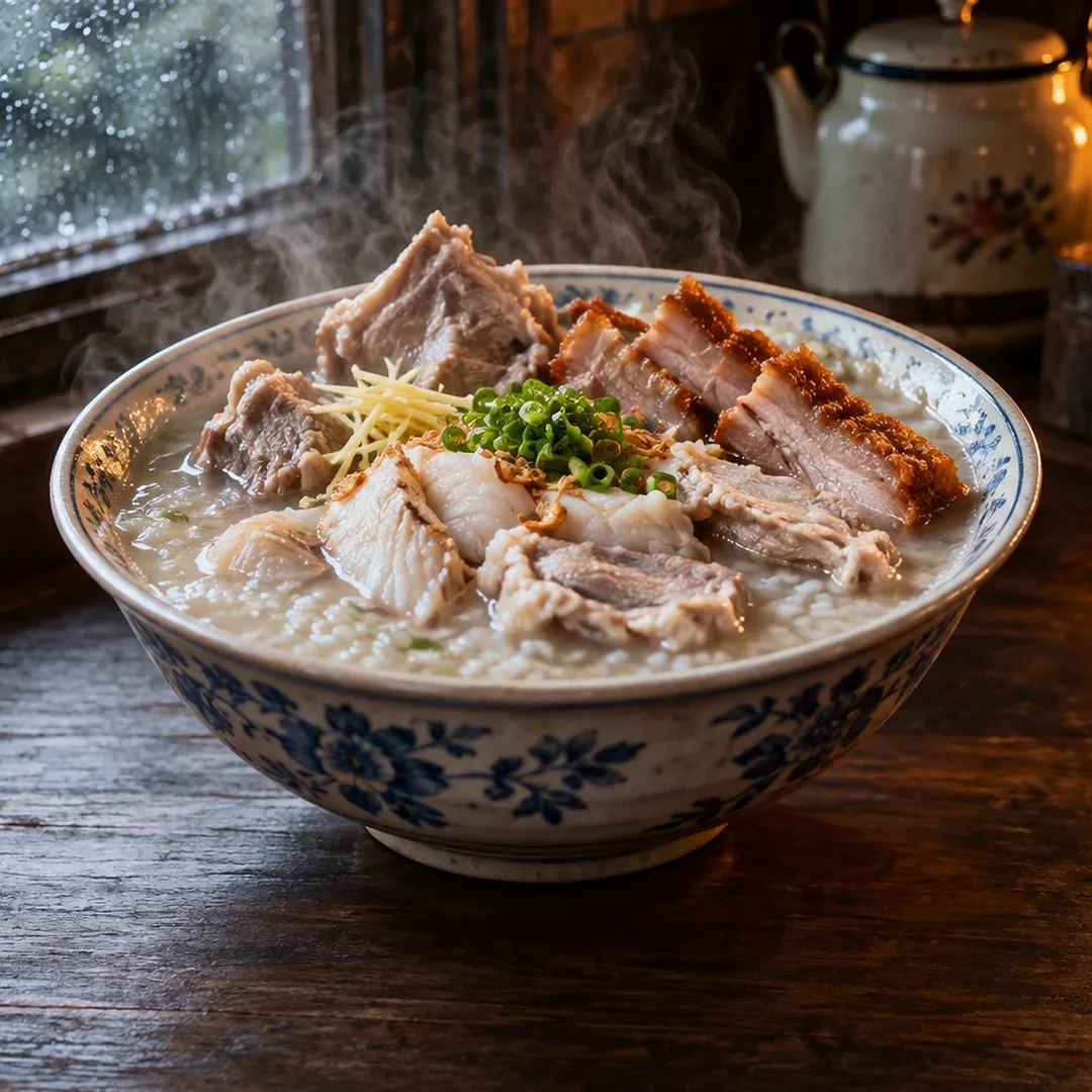 ข้าวต้มฮกเกี้ยนภูเก็ต อาหารภูเก็ต