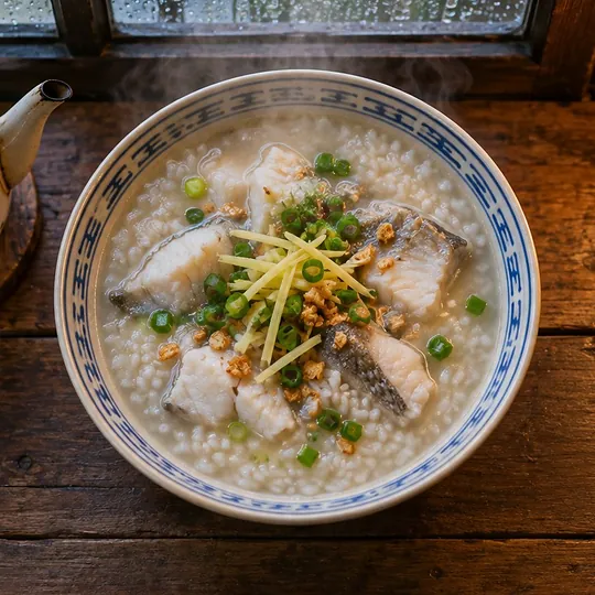 ข้าวต้มปลาสไตล์ฮากกา–ภูเก็ต
