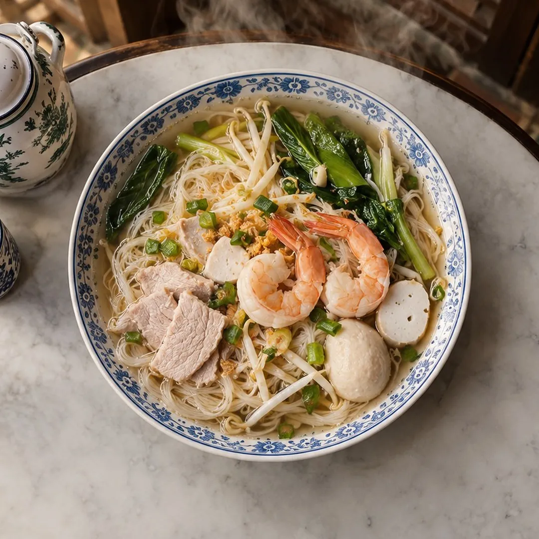 หมี่กวางตุ้งน้ำภูเก็ต อาหารภูเก็ต