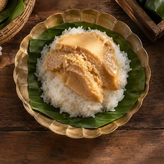 ข้าวเหนียวมูนหน้าสังขยา