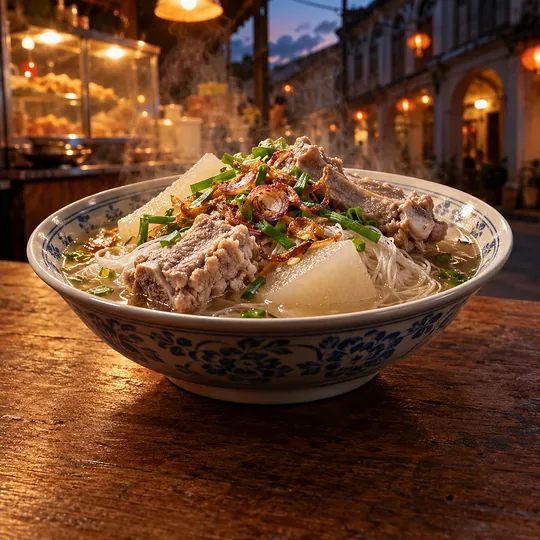 หมี่หุ้นป้าฉ่างแบบภูเก็ต