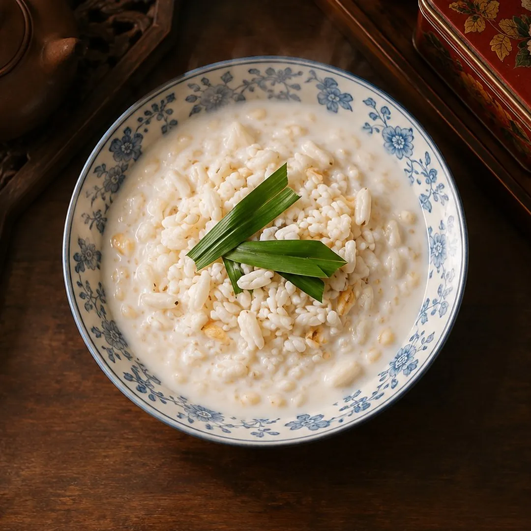 ข้าวตอกน้ำกะทิ อาหารภูเก็ต