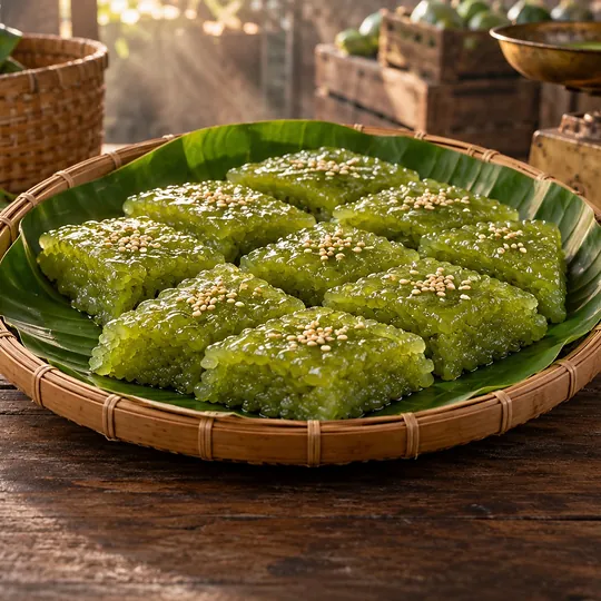 ข้าวเหนียวแก้วใบเตย