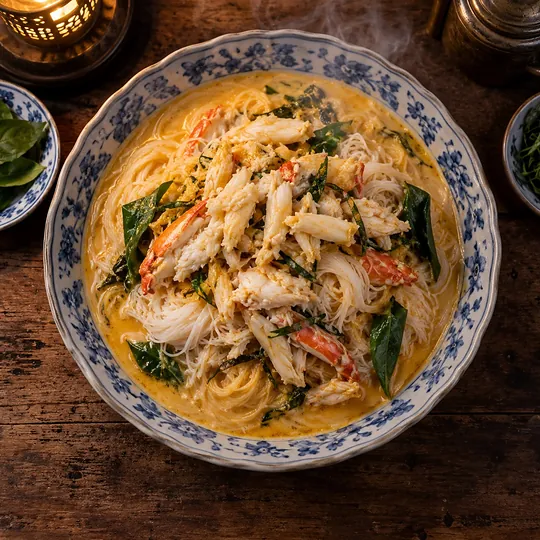 หมี่หุ้นแกงปูภูเก็ต