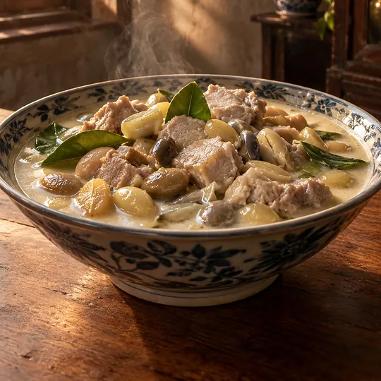 แกงหมูลูกเหรียง