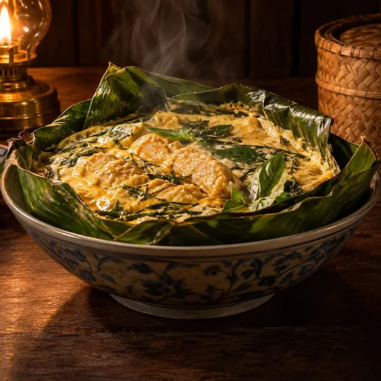 หมกไข่ปลาอินทรีภูเก็ต