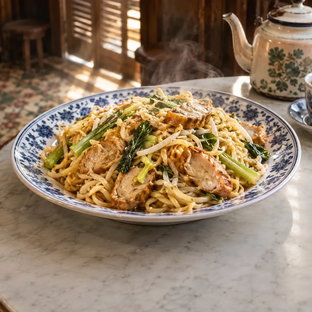 หมี่ผัดกะทิเกี้ยนภูเก็ต อาหารภูเก็ต
