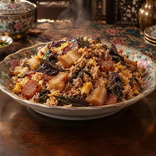 ข้าวผัดผู้จัดการแบบโกซ้ง