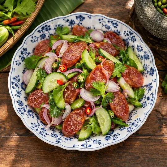 ยำกุนเชียงแบบร้านข้าวต้มภูเก็ต