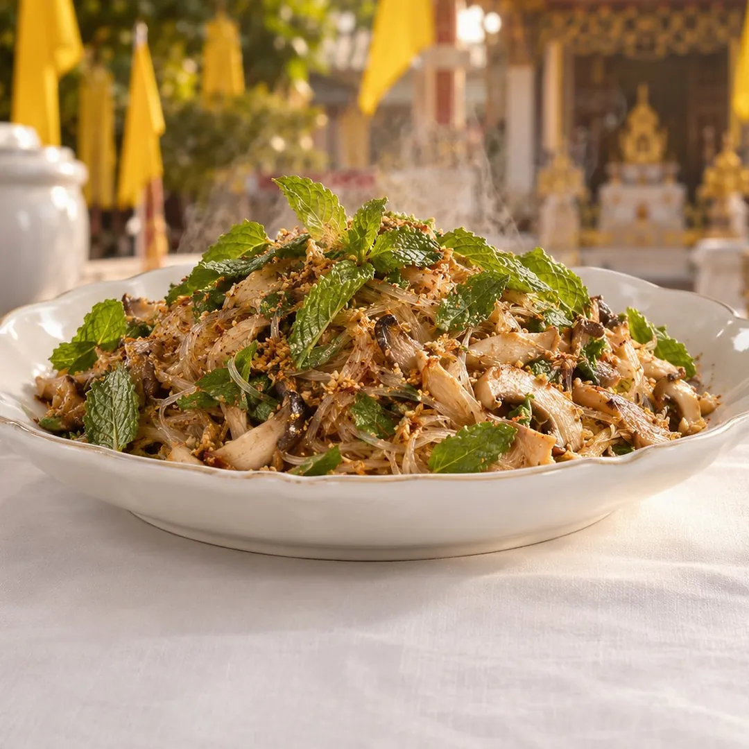 ลาบวุ้นเส้นเจภูเก็ต อาหารภูเก็ต
