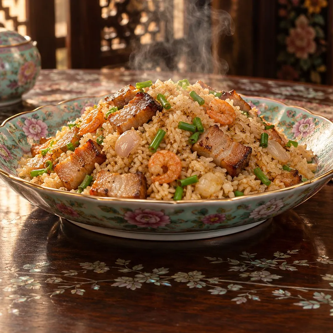 ข้าวจากนาไม้ขาวคั่วเกลือ อาหารภูเก็ต