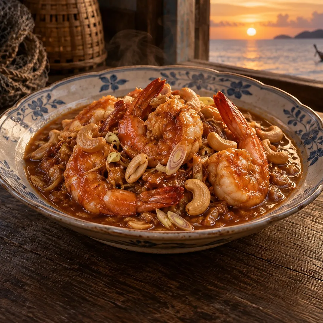 กุ้งสมัย อาหารภูเก็ต