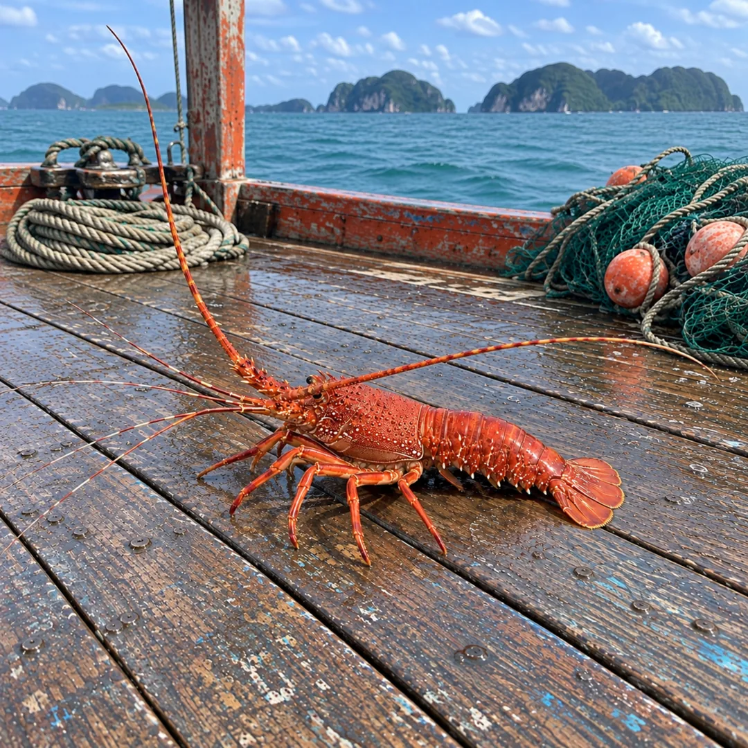 กุ้งมังกรแดงออสเตรเลีย (เป็นๆ) อาหารทะเลสด