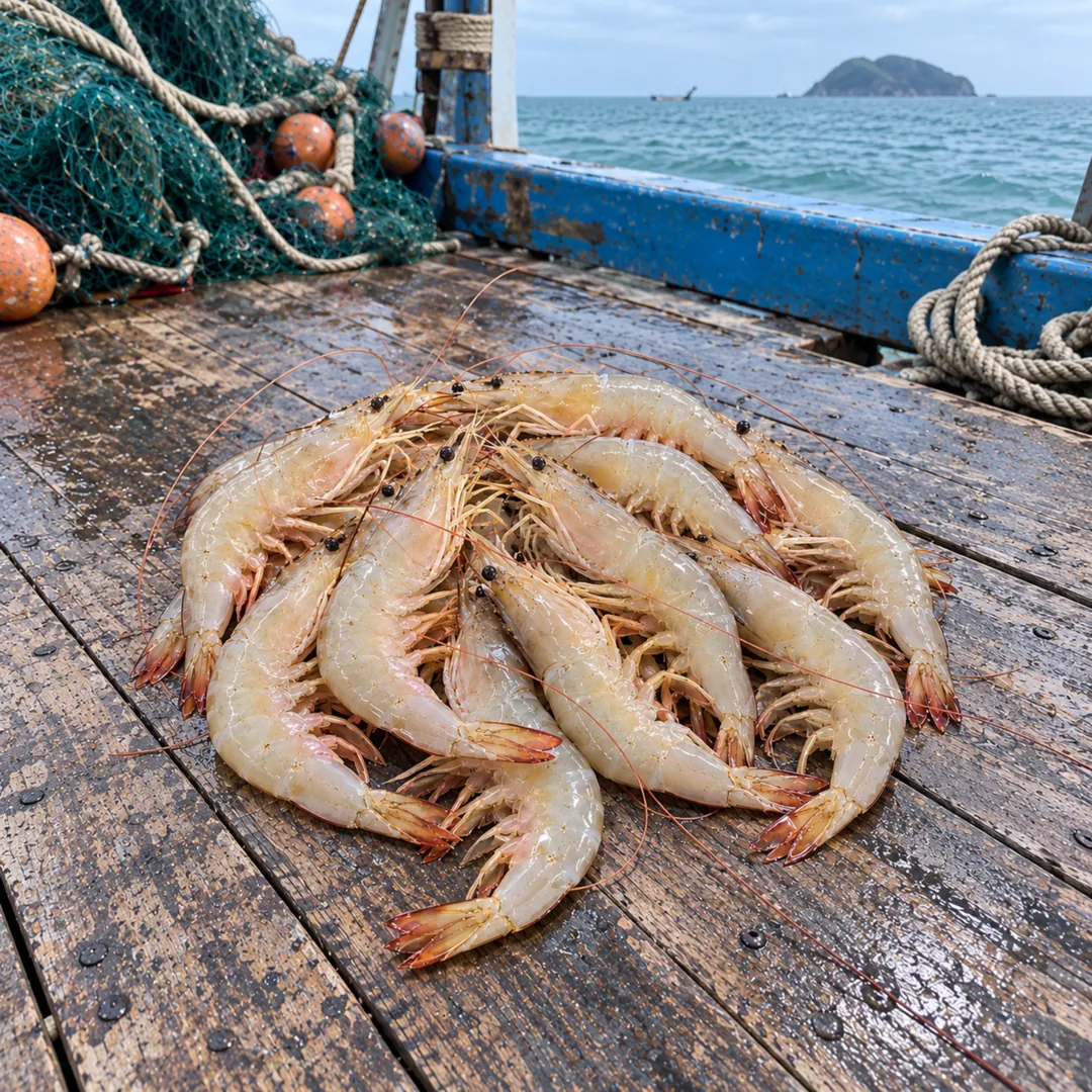 กุ้งแชบ๊วย ไซซ์ XL อาหารทะเลสด