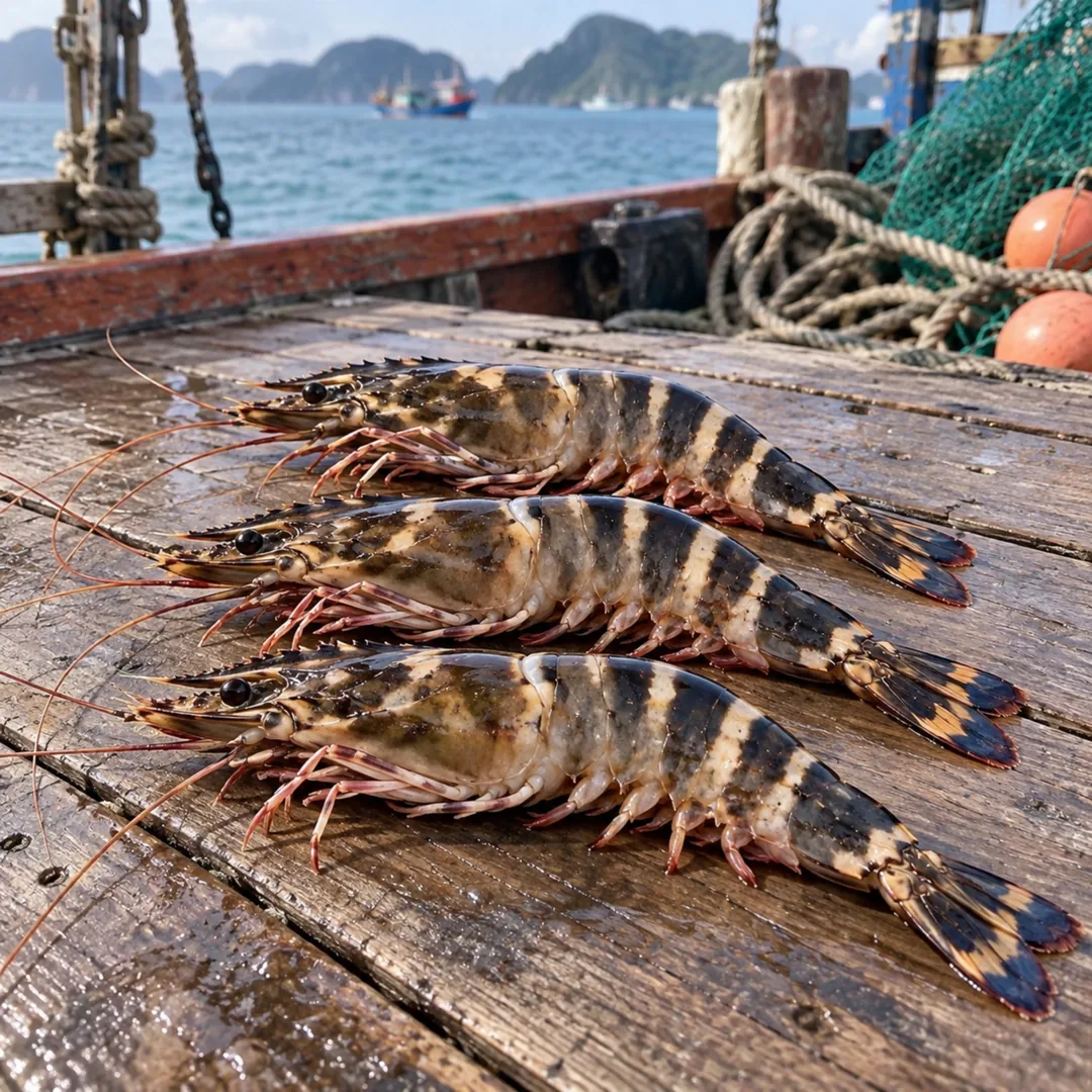 กุ้งลายเสือ ไซซ์ 3XL อาหารทะเลสด